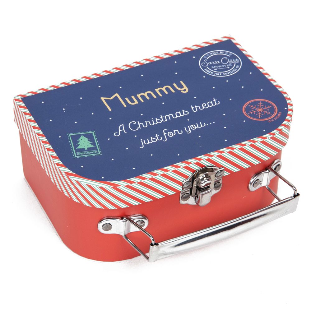 Christmas treat suitcase gift box
