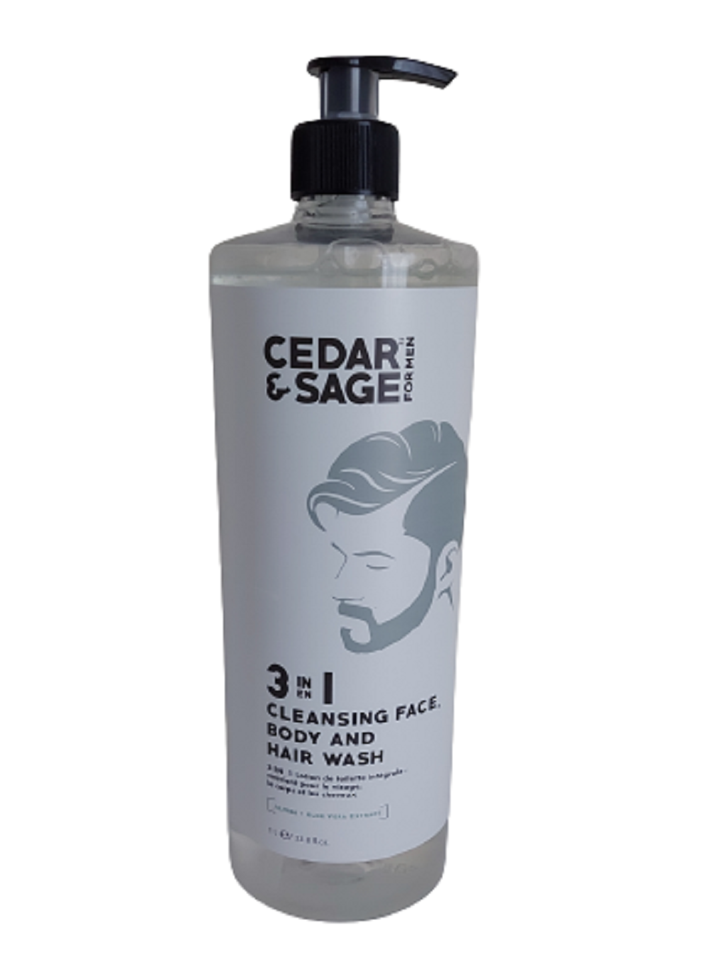 Face, Body And Hair Wash For Men - Cedar And Sage