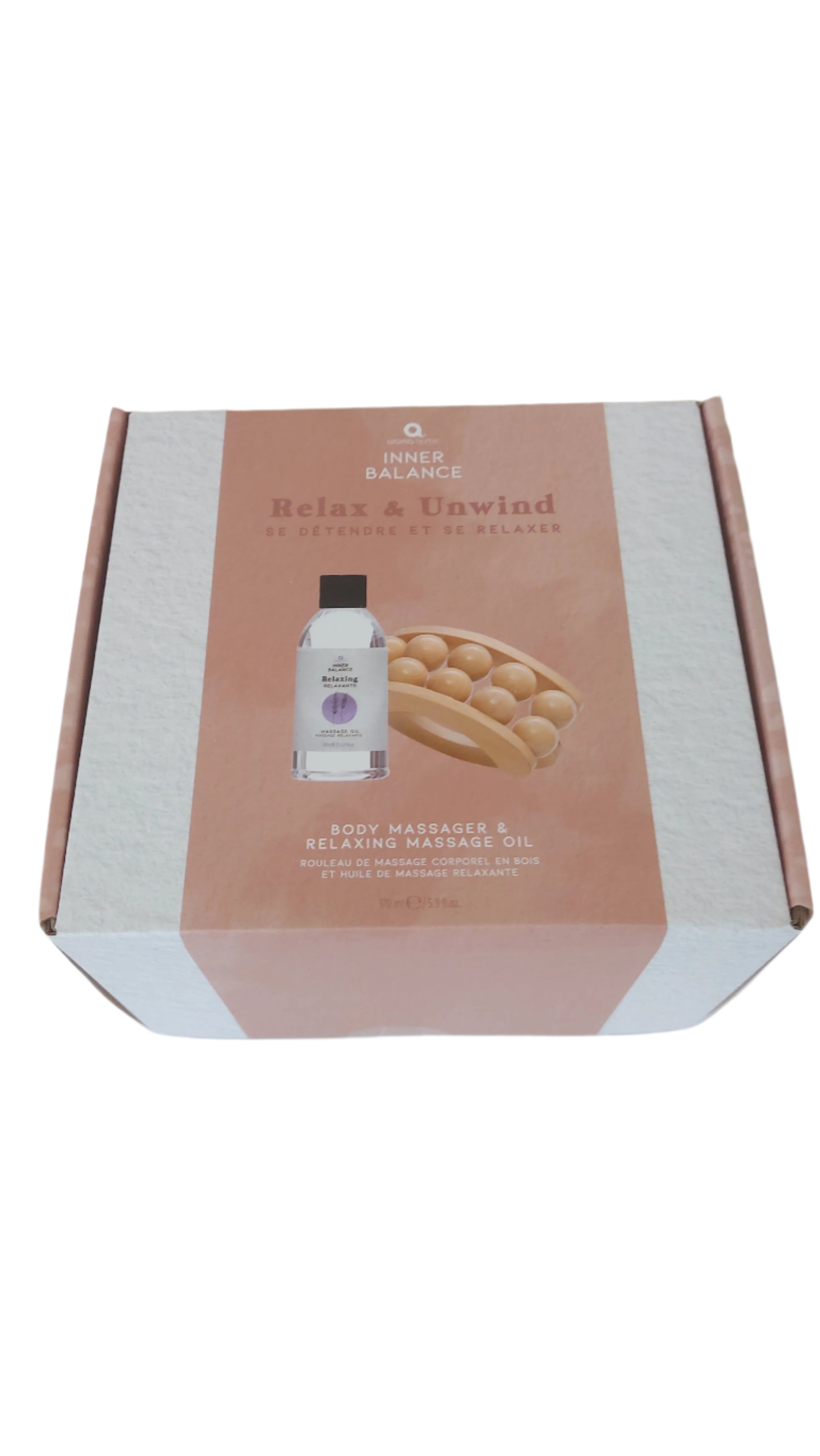 Relax And Unwind Body Massager & Relaxing Massage Oil Pamper Set - Inner Balance