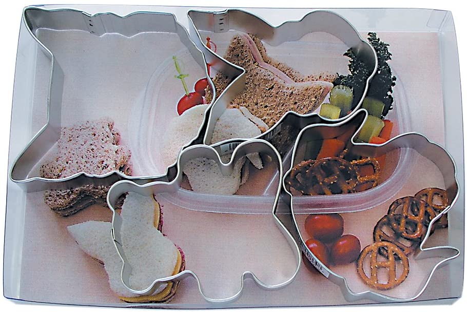 Animal Friends Sandwich Cookie Cutters - Pack of 4
