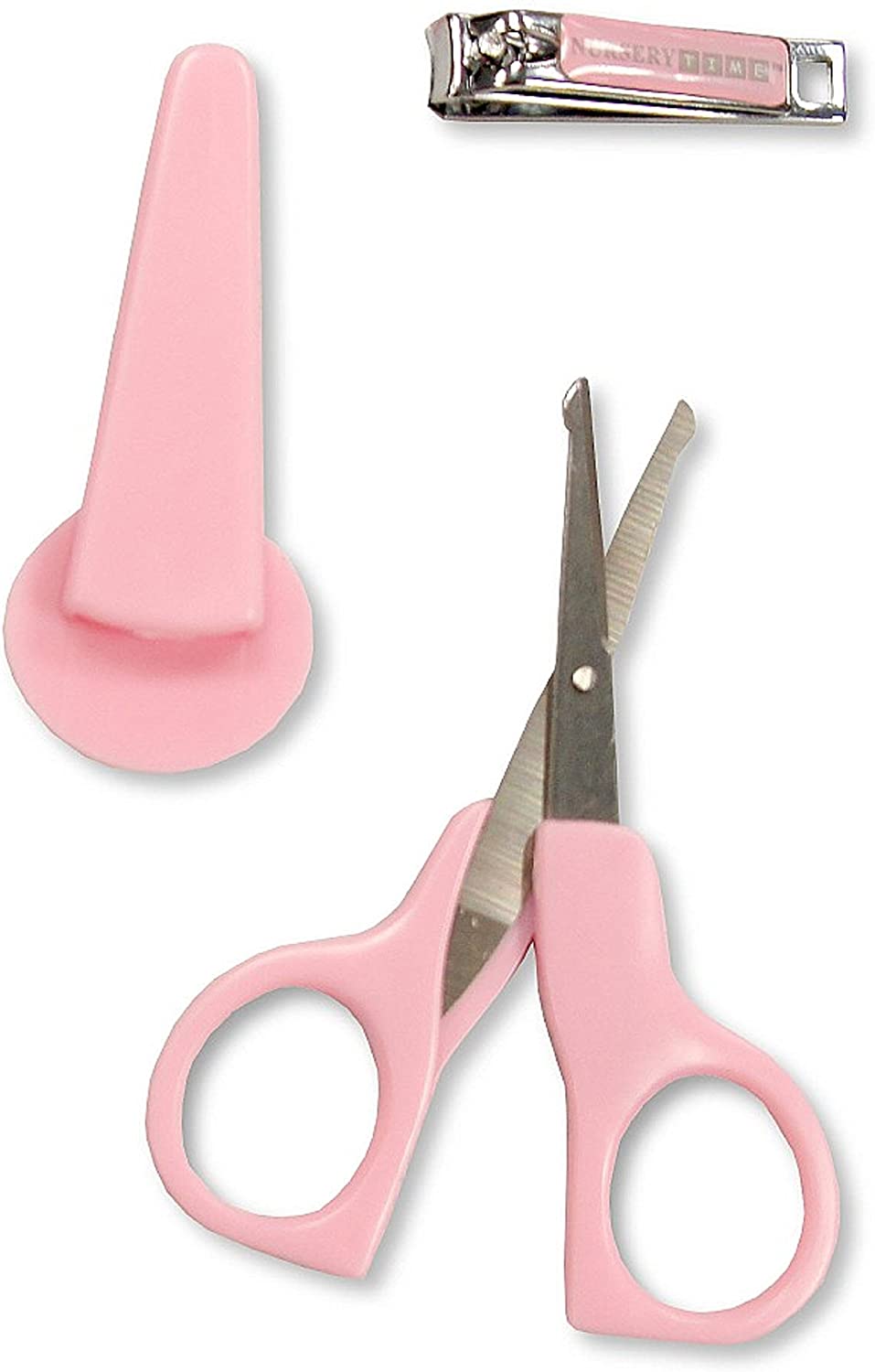 Baby Nail Clippers And Scissors Grooming Kit Pink