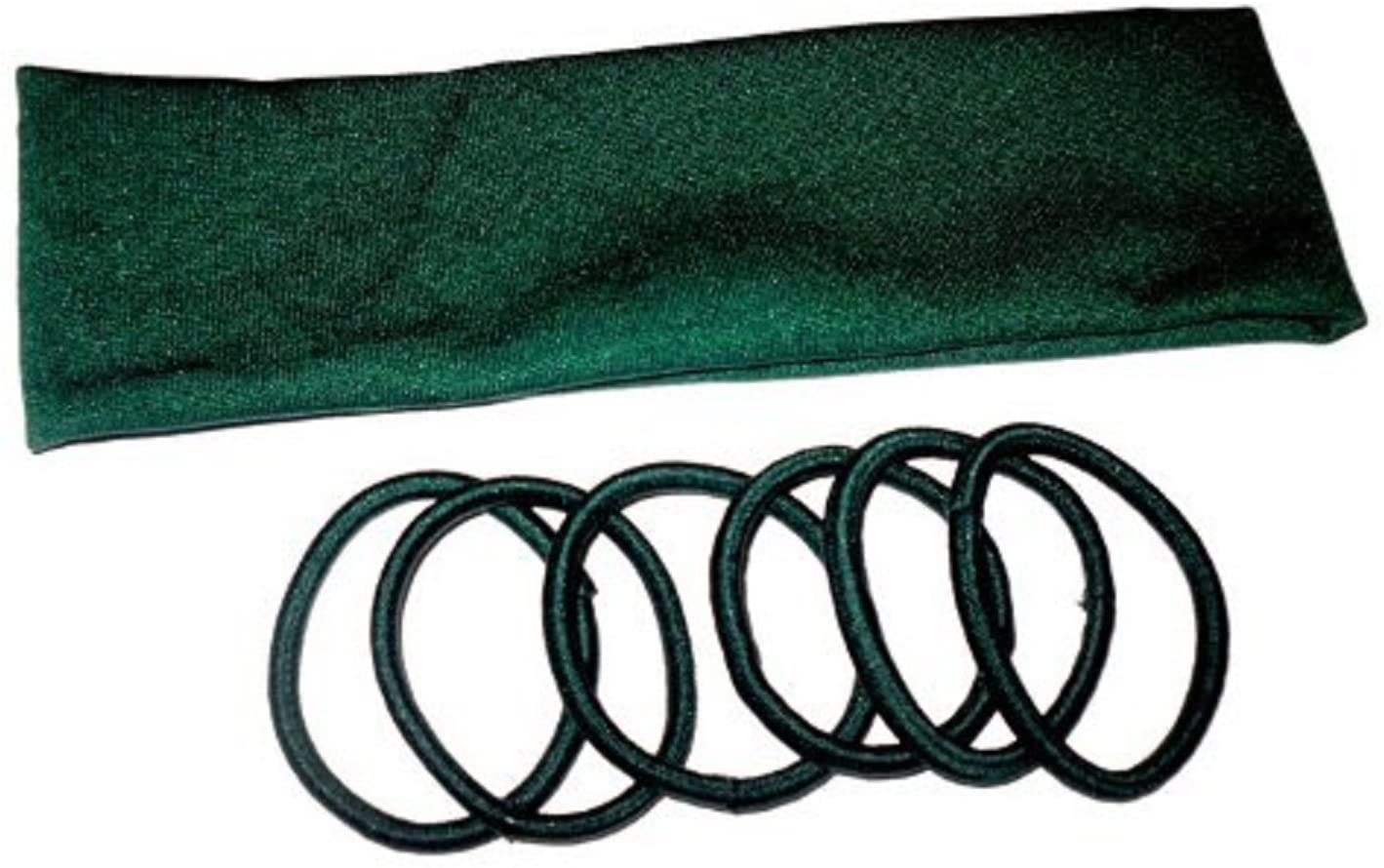 Back To School Girls Hair Accessories Set Bottle Green