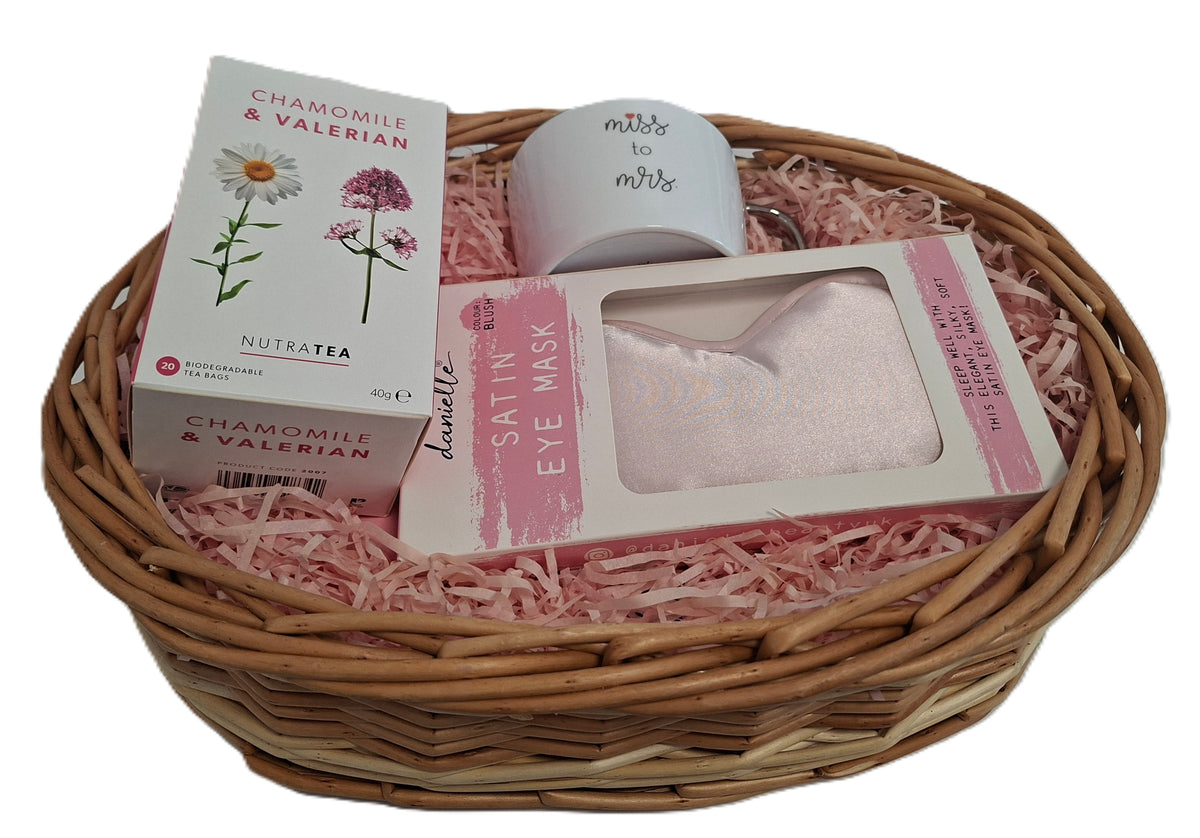 Bride To Be Pamper Hamper Gift Basket Bridal Wedding Gift Pink