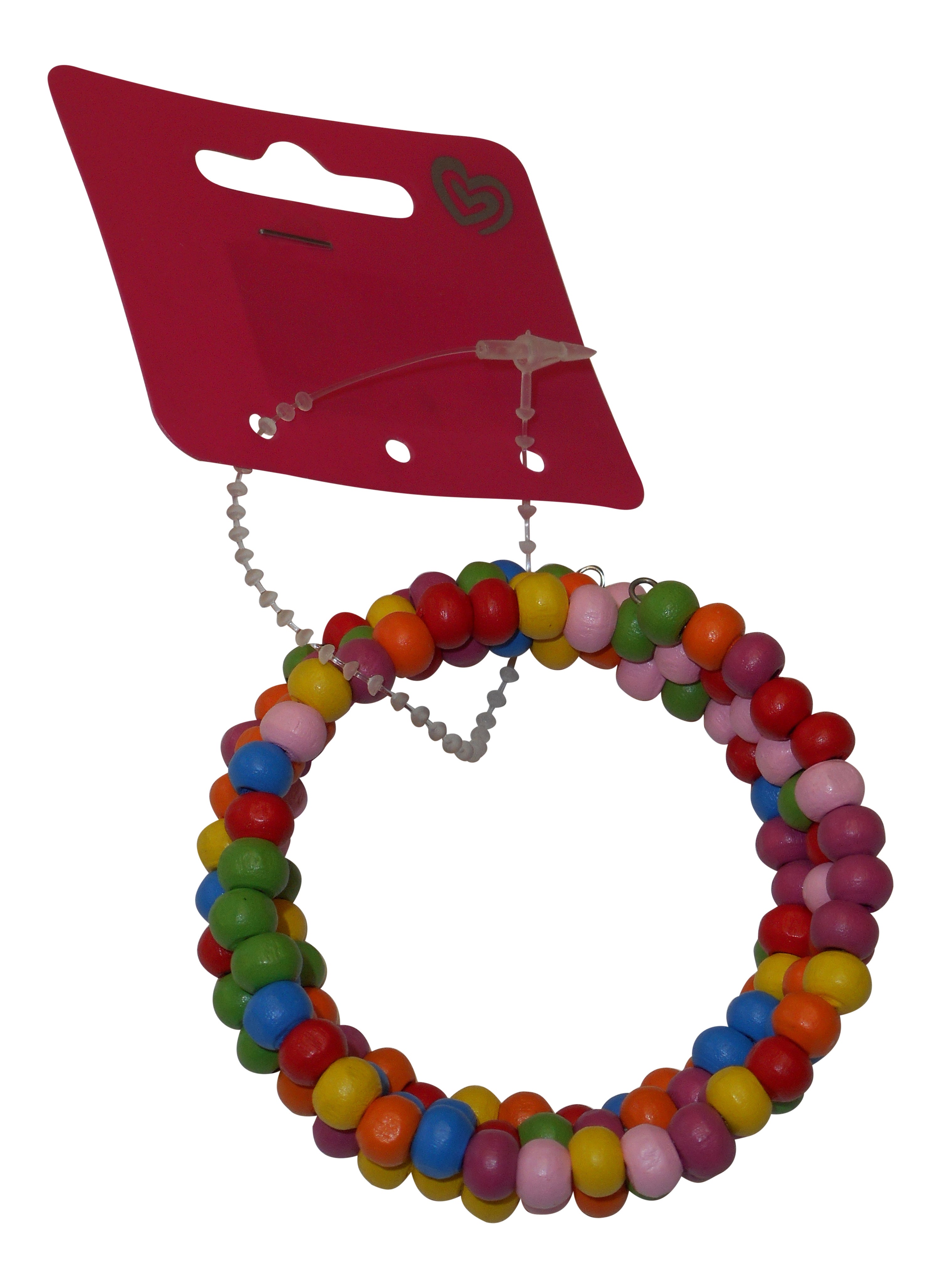 Girls Children Wooden Beads Bracelet - Adjustable