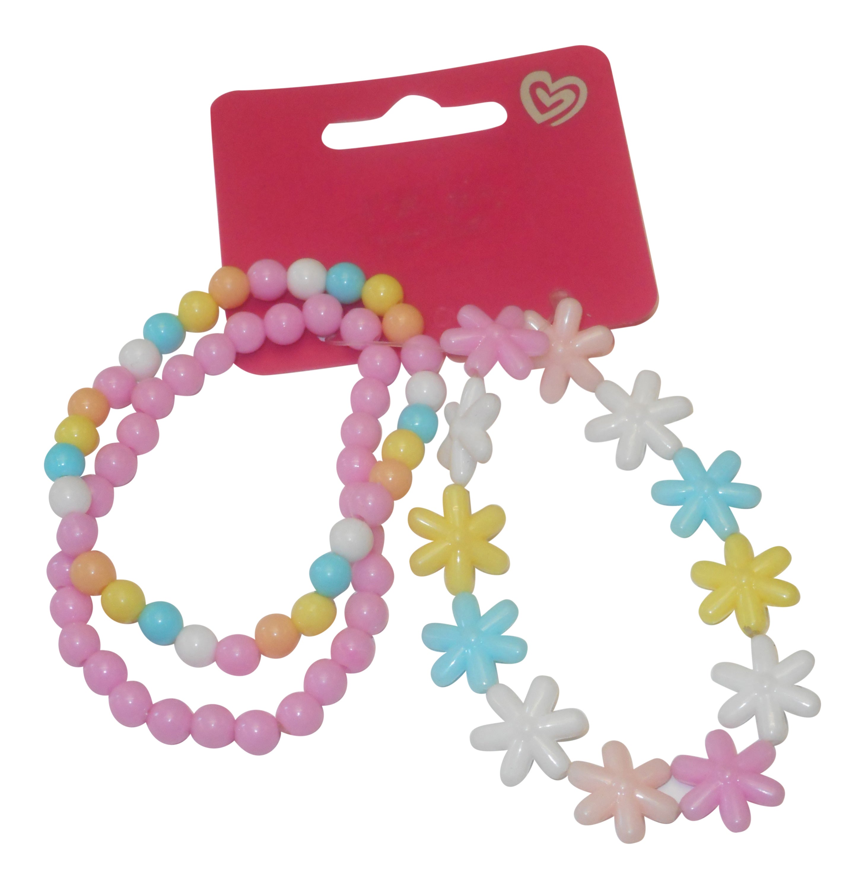 Pack of 3 Girls Beads Bracelets Set