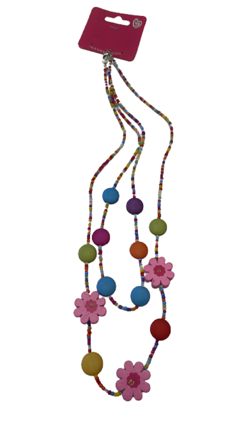 Kids Colourful Wooden Beads Necklace