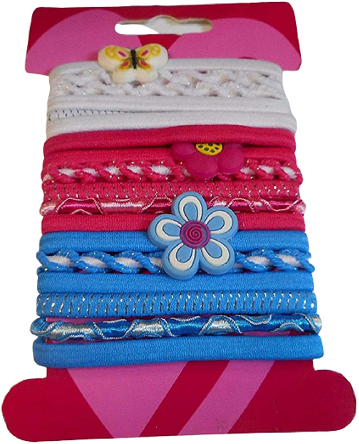 Set of 18 Girls Hair Bobbles Hair Bands