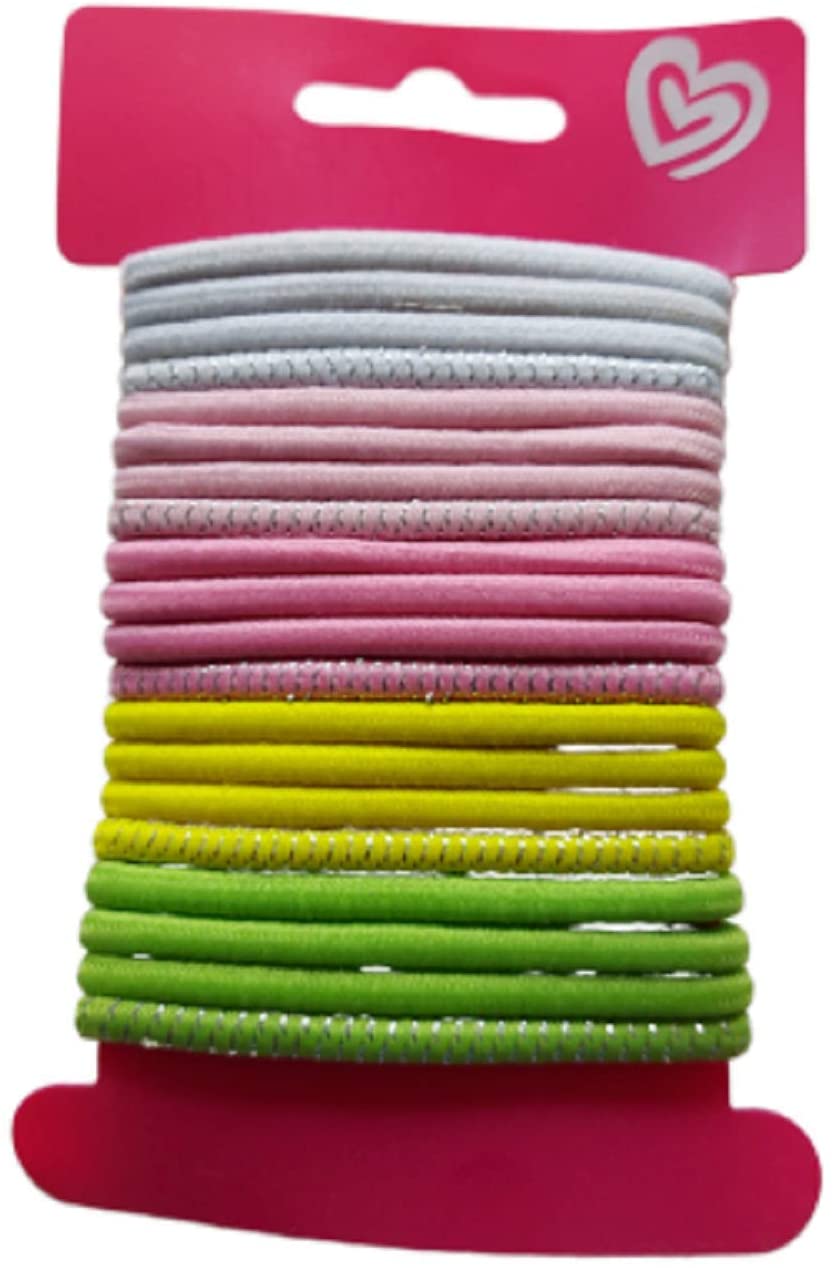Set of 20 Hair Elastics Bobbles Set