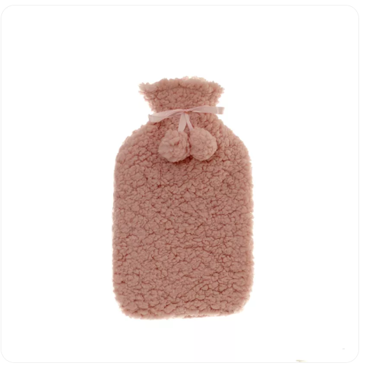 Pink Sherpa Hot Water Bottle - 2 Litre Capacity