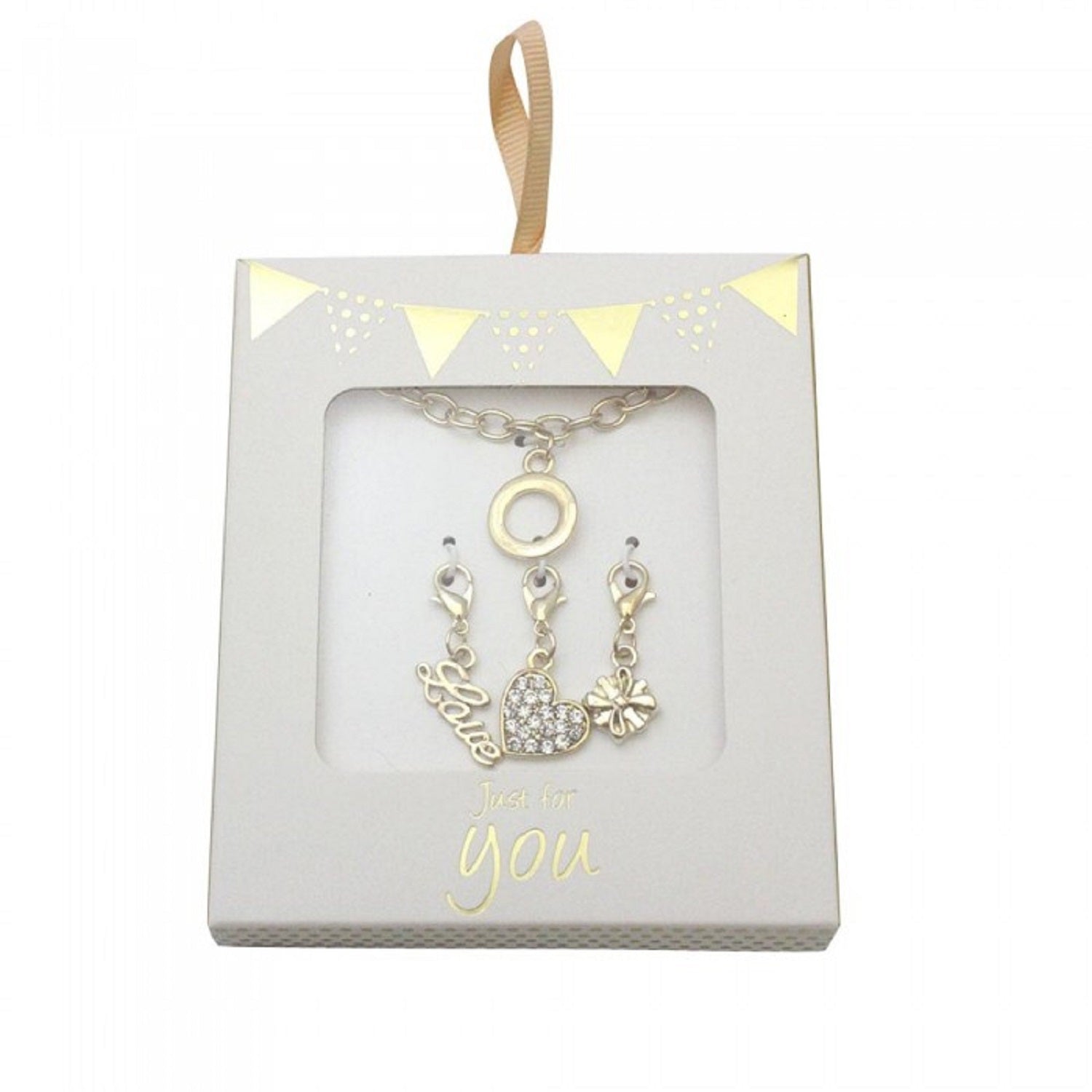 Charm Bracelet & Charms Jewellery Gift Set