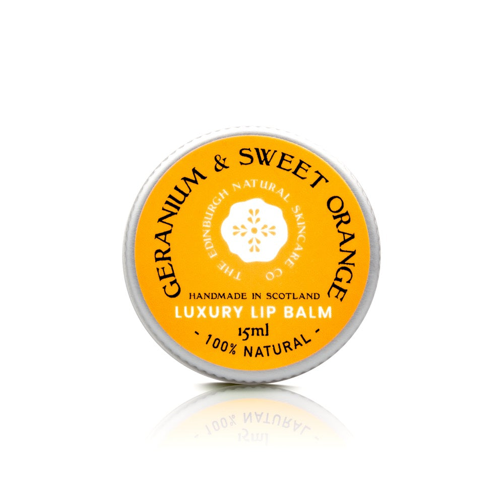 Geranium & Sweet Orange Luxury Lip Balm