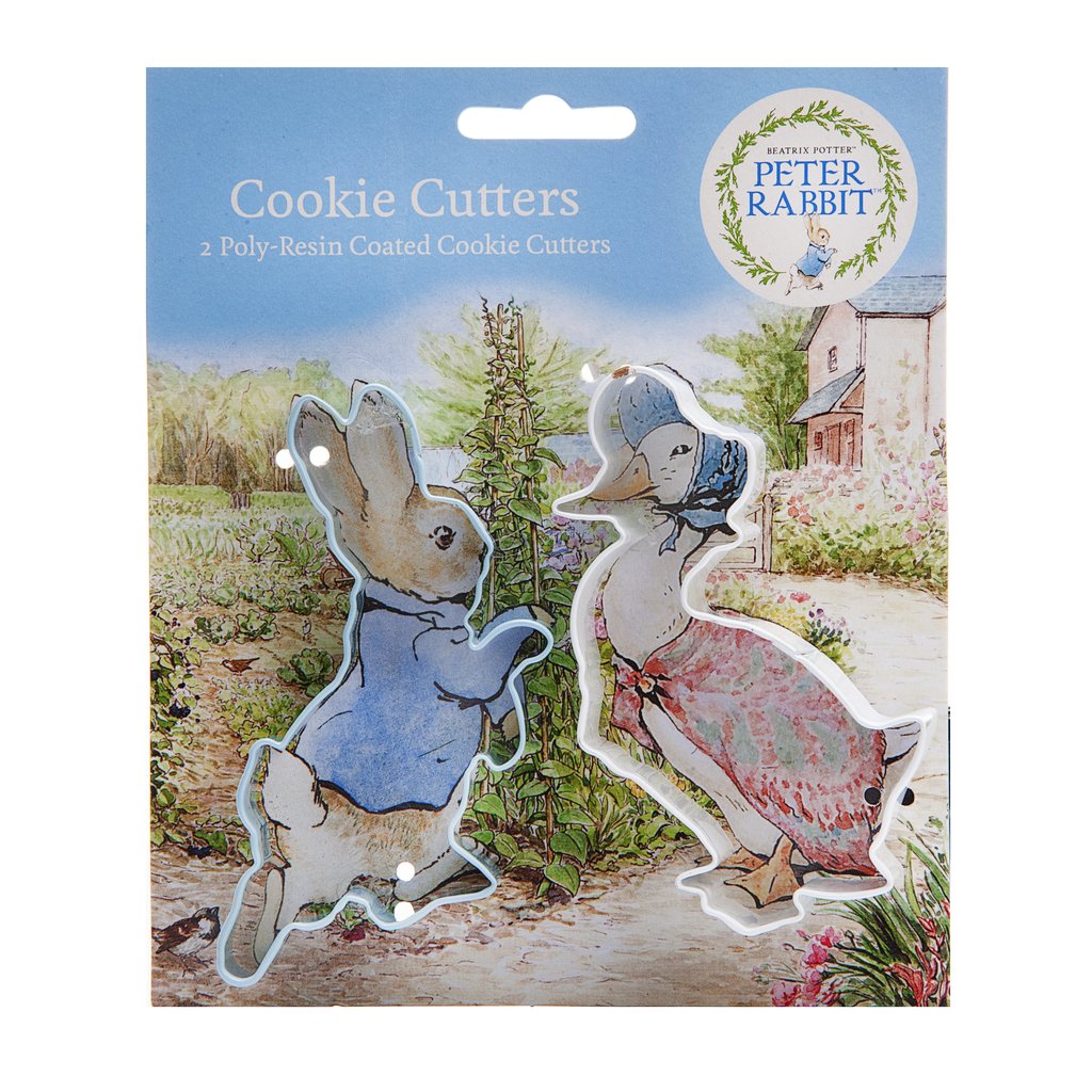 Peter Rabbit Poly-Resin Coated Cookie Cutter Set
