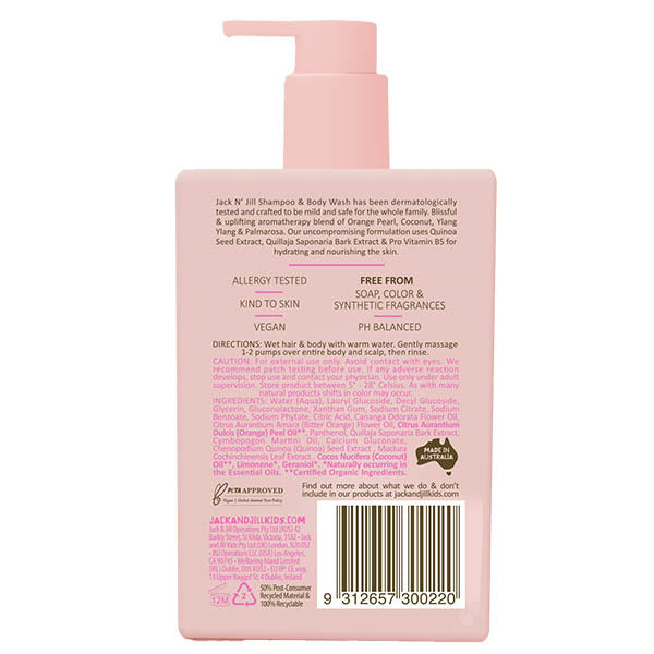 Jack N' Jill Natural Kids Shampoo & Body Wash 300ml