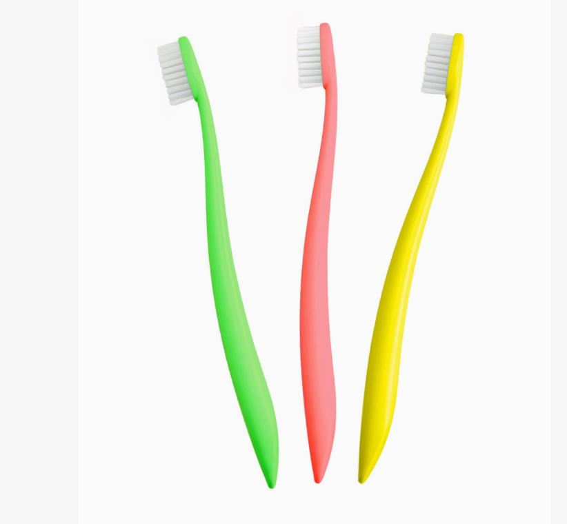 The Natural Family Co NFco Bio Toothbrush – Soft Bristles, Plant-Based Handle