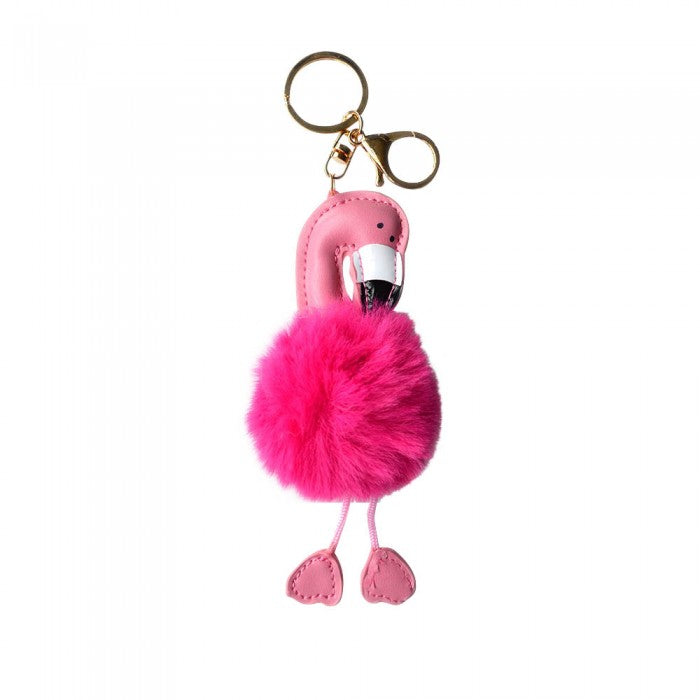 Flamingo Keyring - Fuchsia
