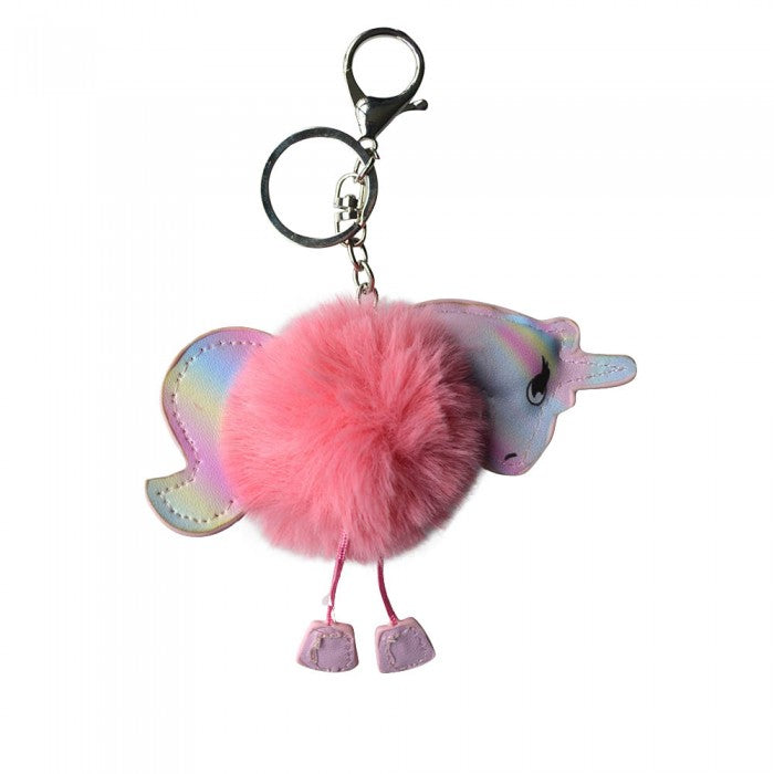 Unicorn Keyring - Pink