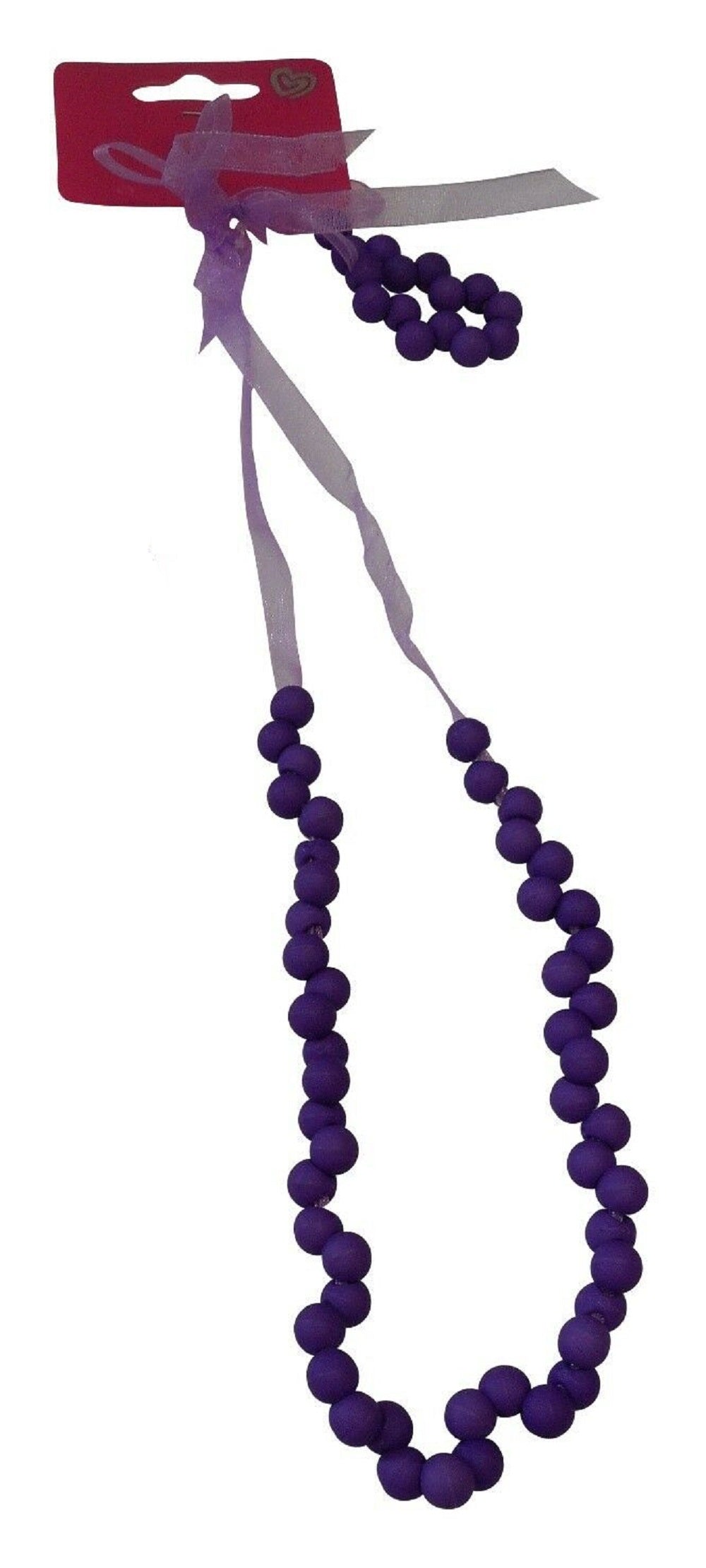 Girls Wooden Beads Necklace and Bracelet Set