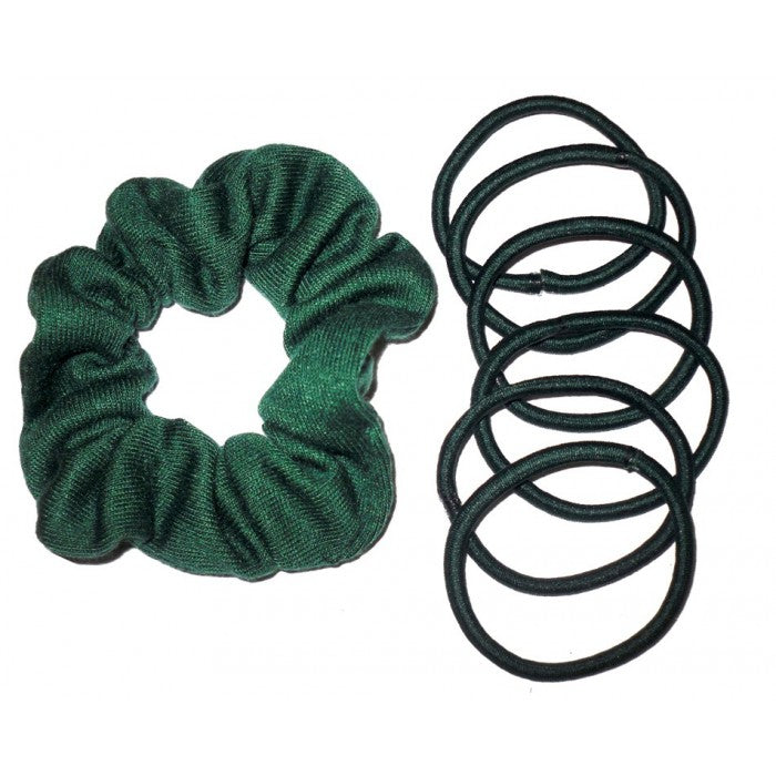Back To School Girls Hair Accessories Set Bottle Green