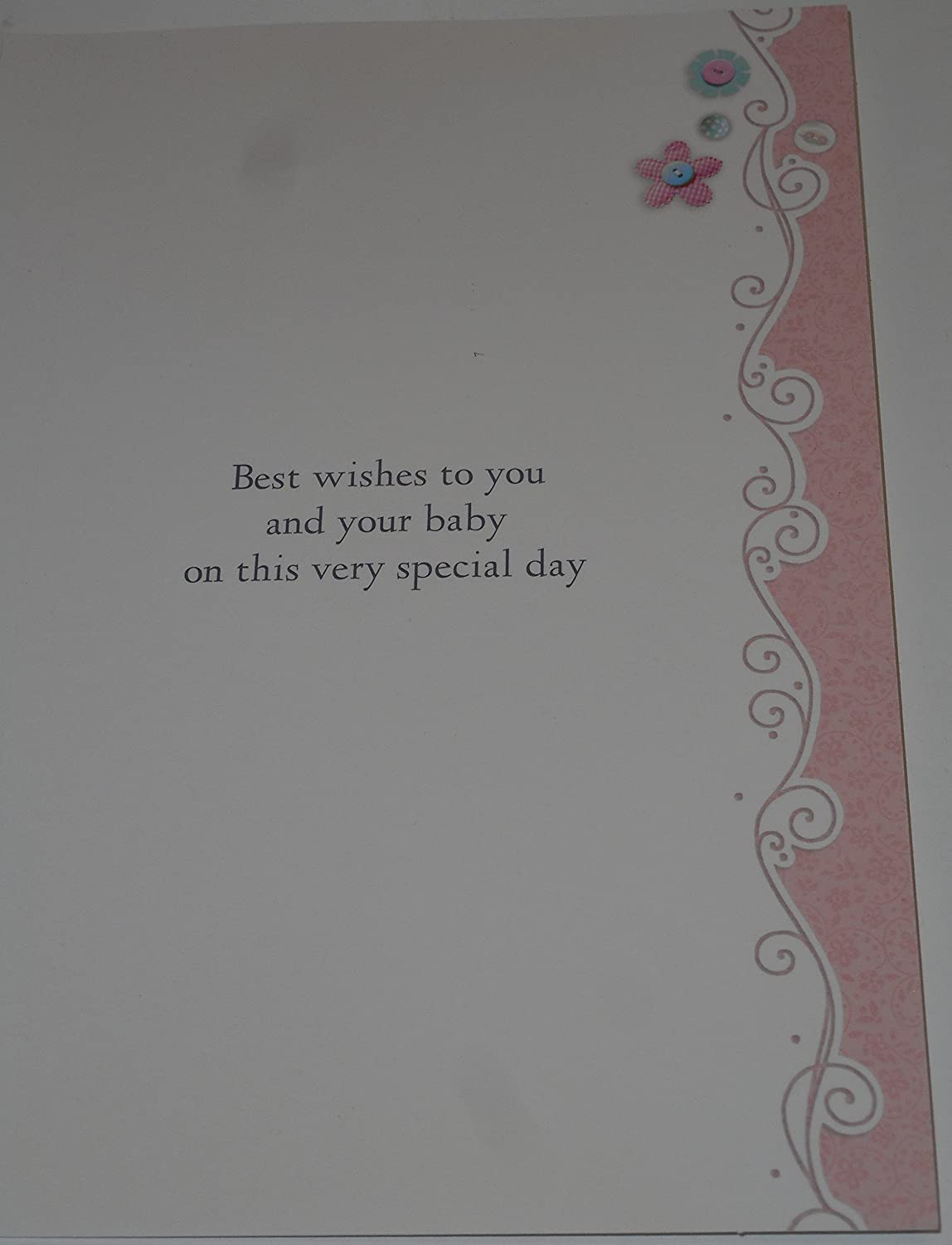 For Your Daughter's Christening Greeting Card - Baby Girl