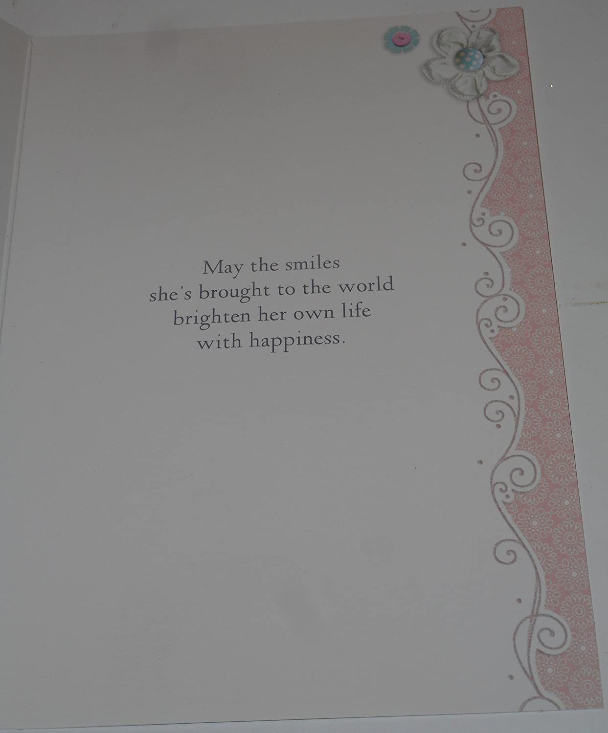 For Your Daughter's Christening Greeting Card
