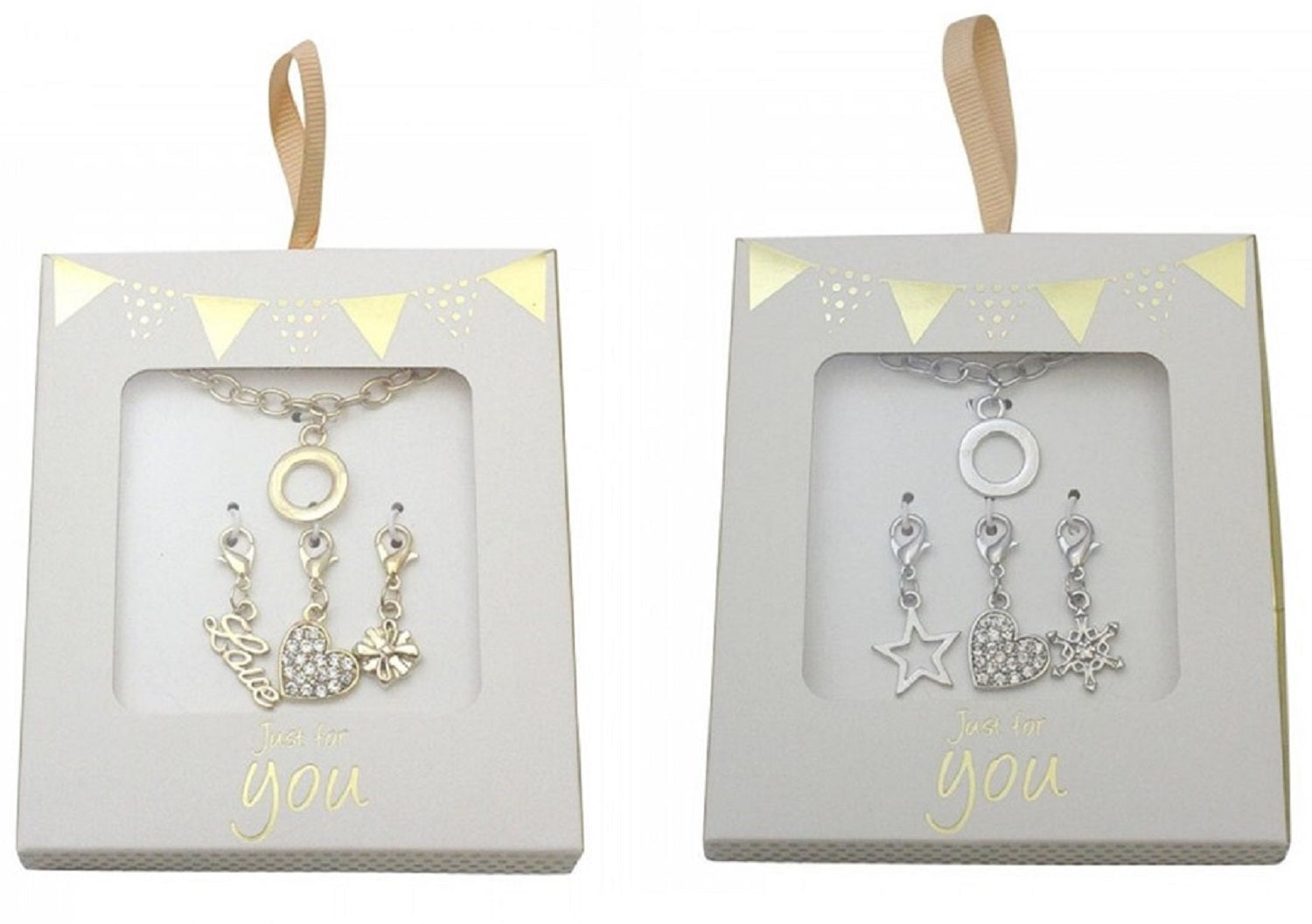 Charm Bracelet & Charms Jewellery Gift Set