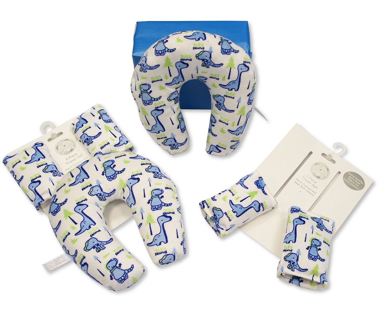 Dinosaurs 3 Piece Baby Travel Set