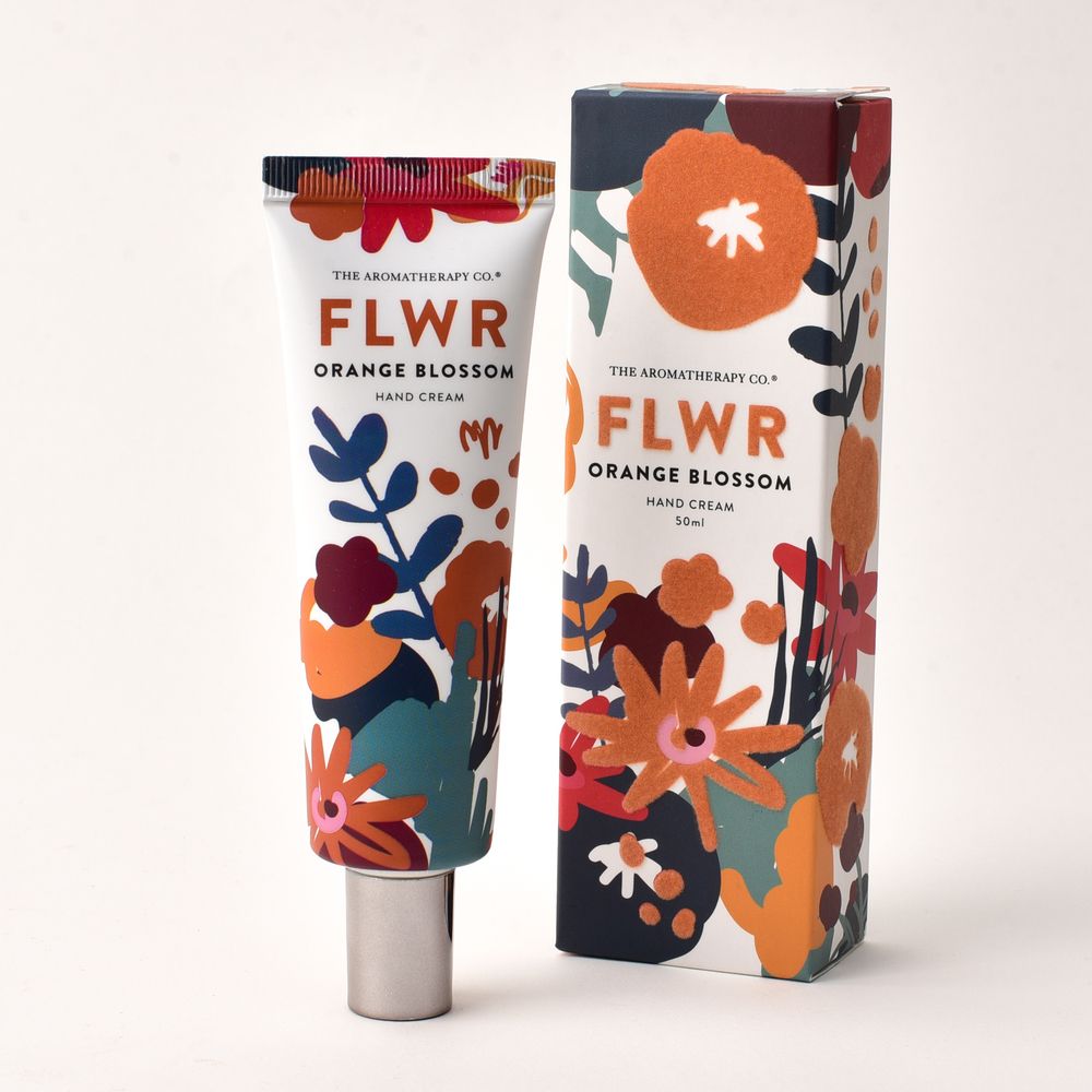 FLWR Orange Blossom Hydrating Hand Cream 50ml - The Aromatherapy Co