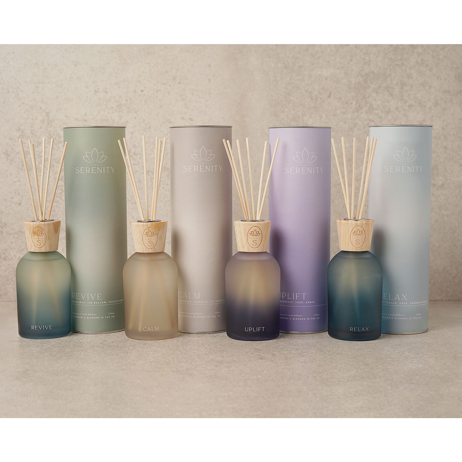 Lavender, Bergamot & Sandalwood Diffuser 220ml - Serenity Calm