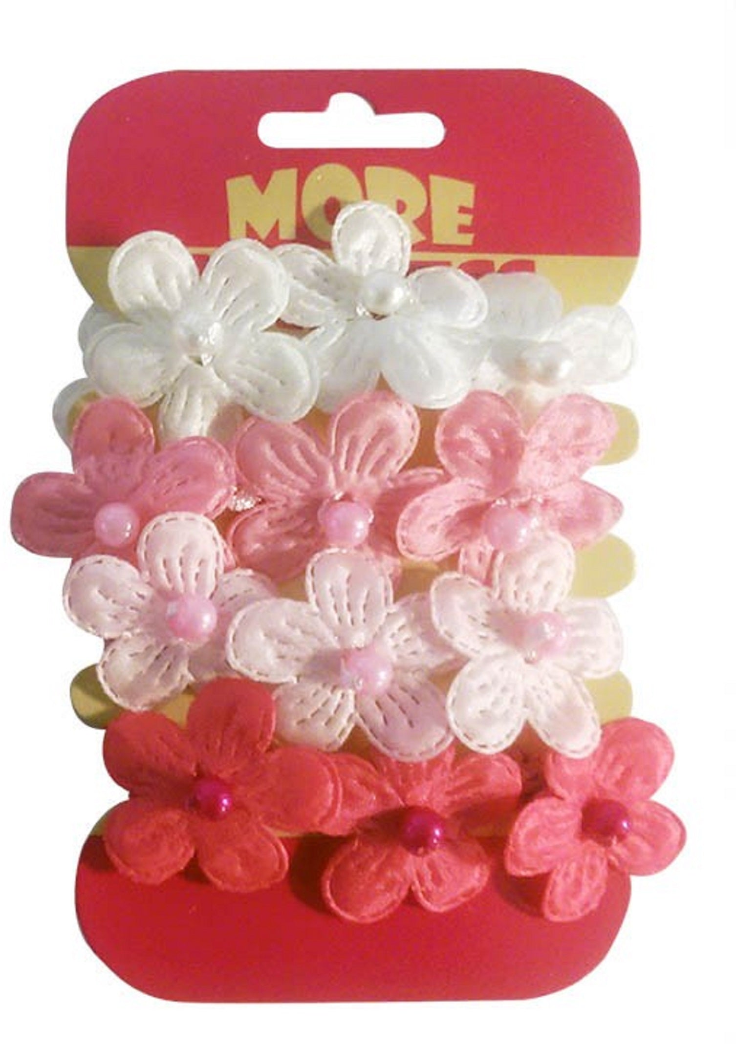 Pack of 4 Flower Hair Scrunchies