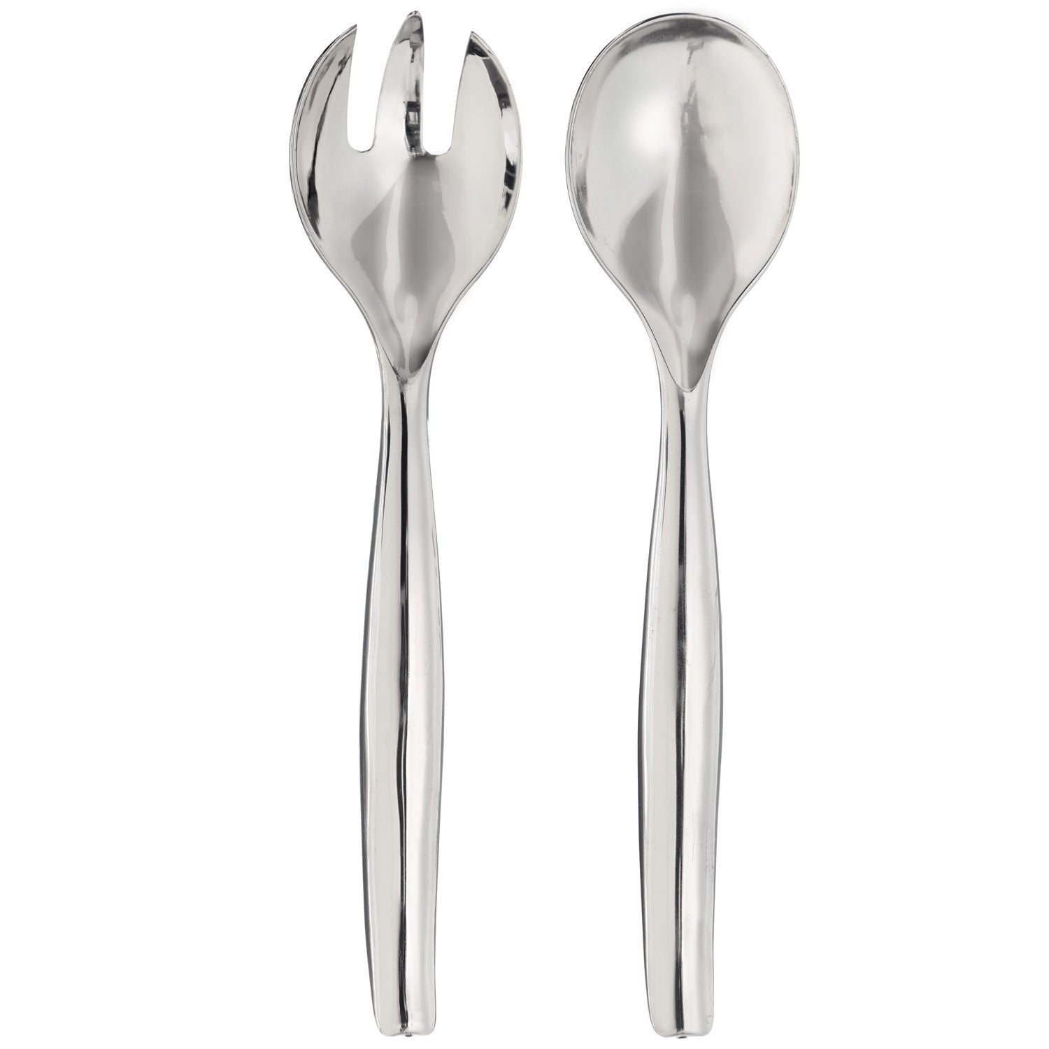 Pack of 6 Plastic Serving Forks And Spoons Set