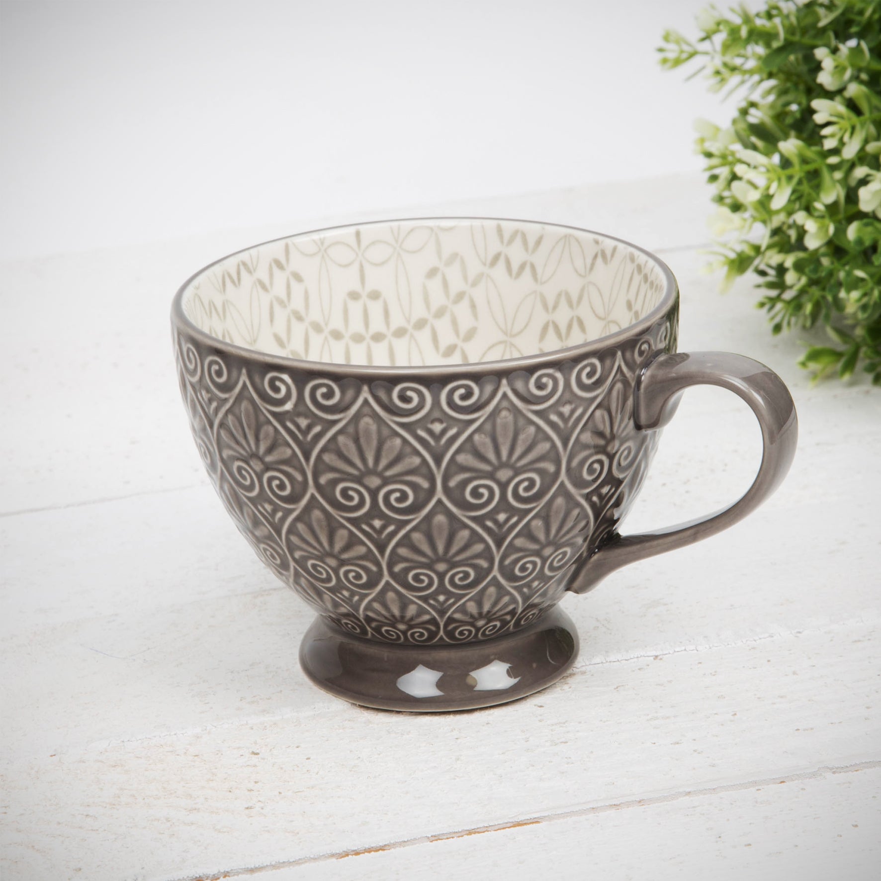 HESTIA Set of 4 Ceramic Tea Cups