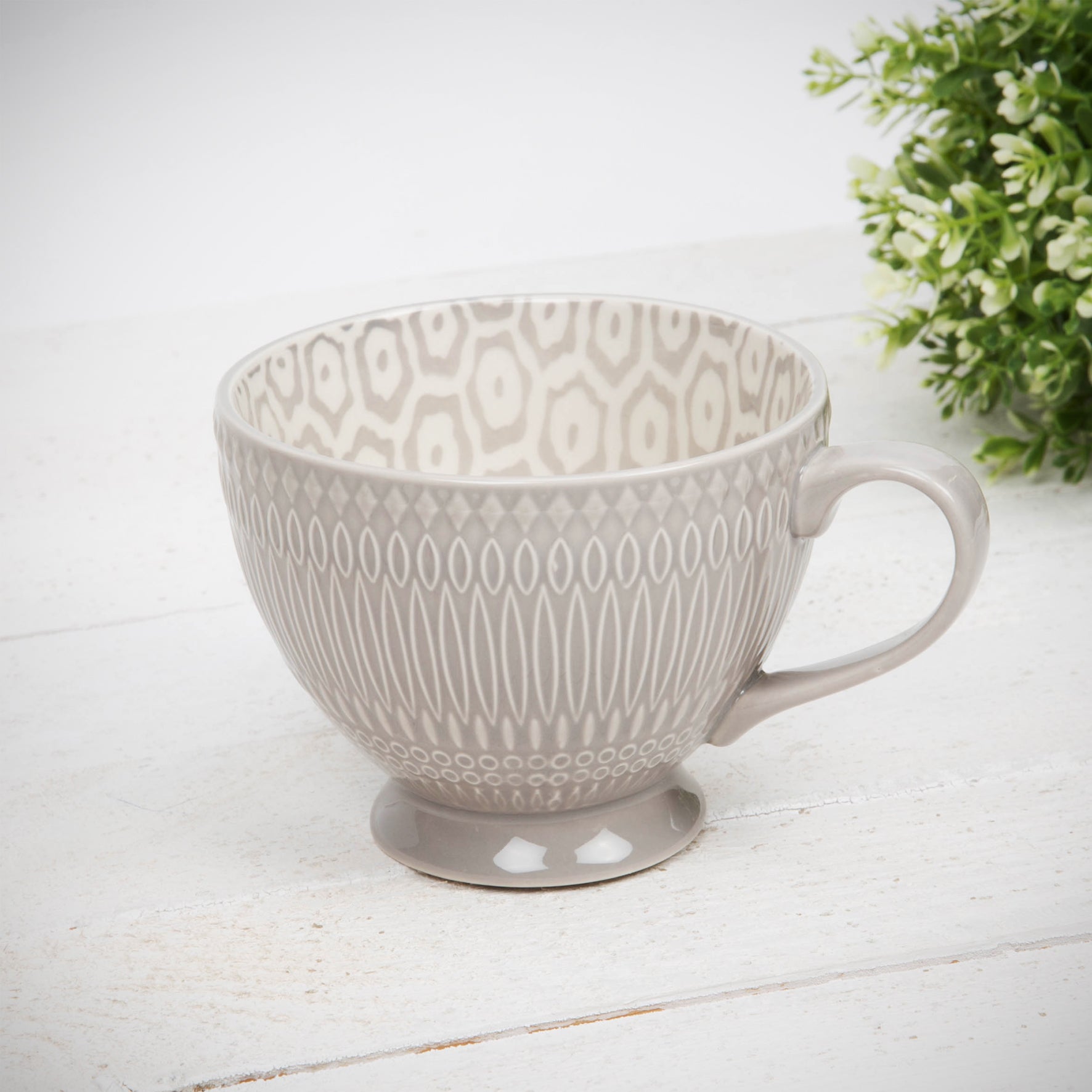 HESTIA Set of 4 Ceramic Tea Cups