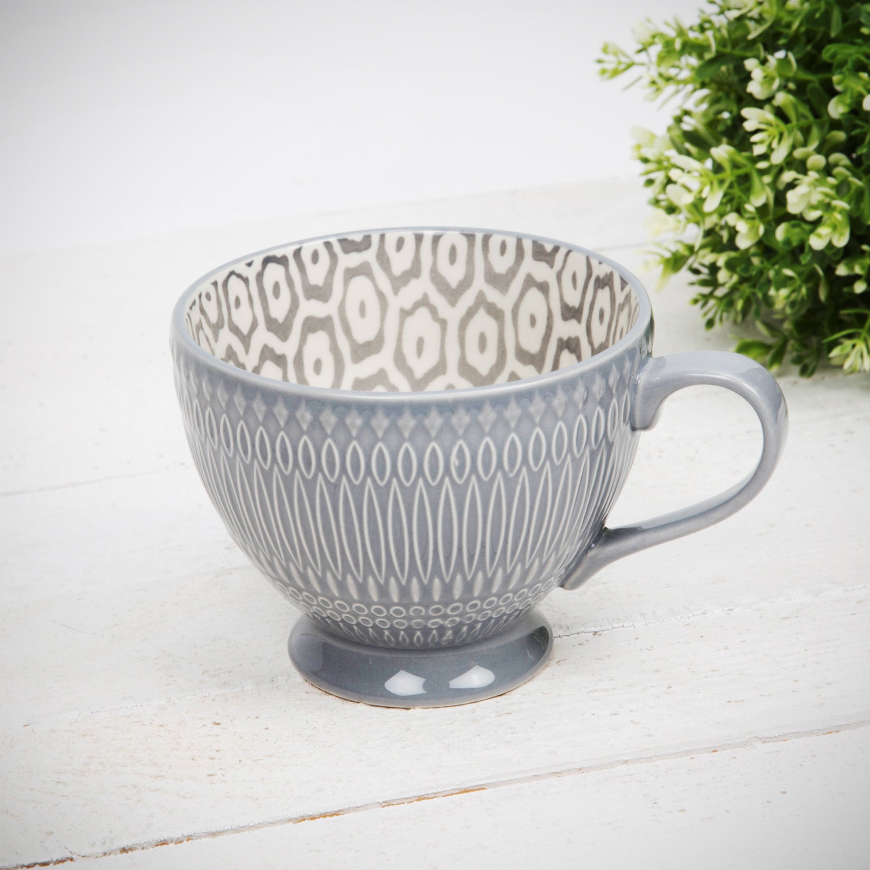 HESTIA Set of 4 Ceramic Tea Cups