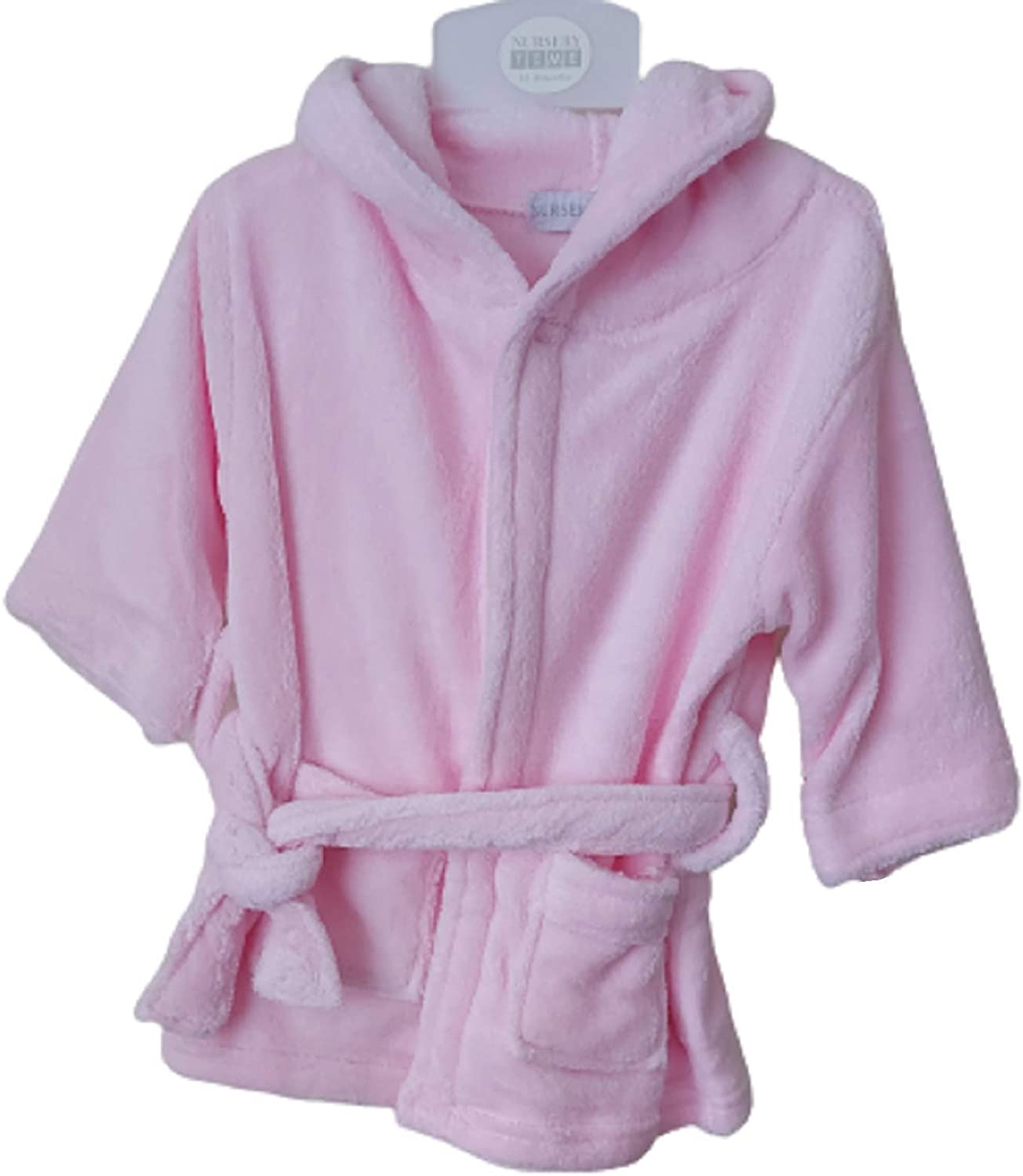 Kids Fleece Bathrobe Pink18/23 months