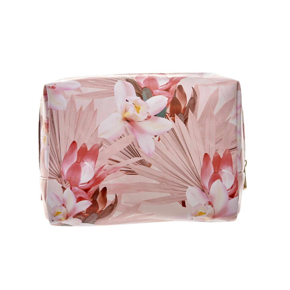 Floral Print Makeup Bag Pink - Exotic Bouquet