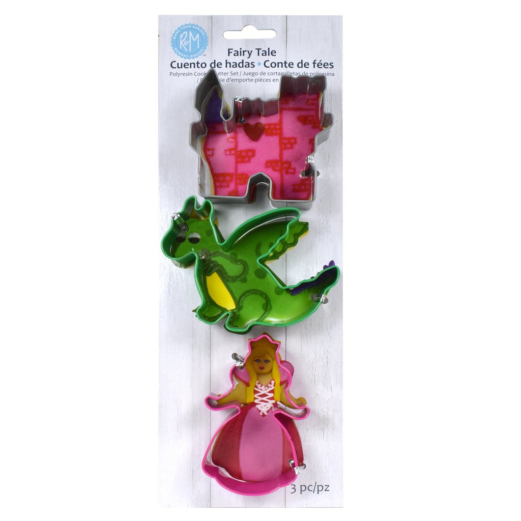 Fairy Tale Poly-Resin Coated Cookie Cutter Set