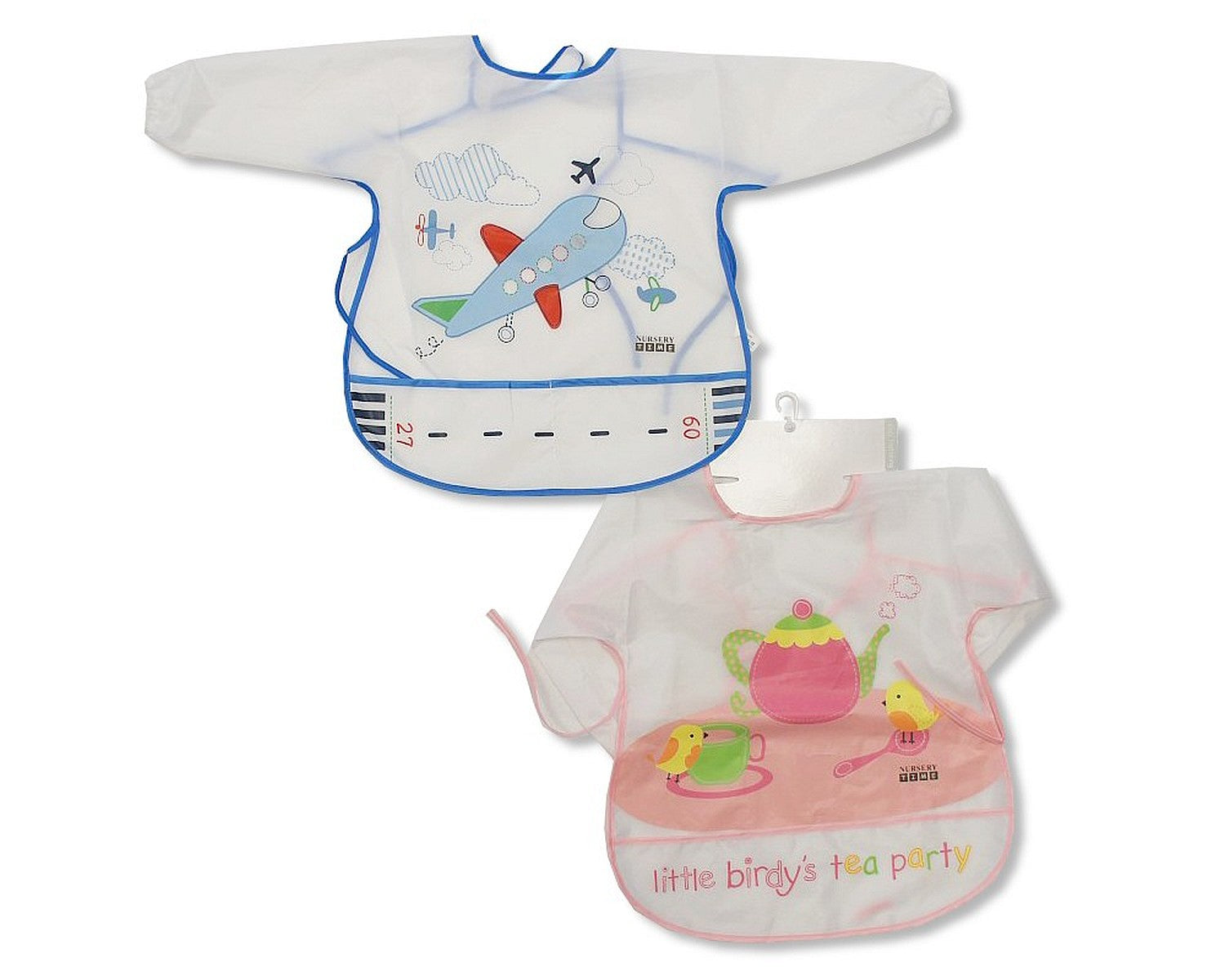 Large Baby Bib With Sleeves