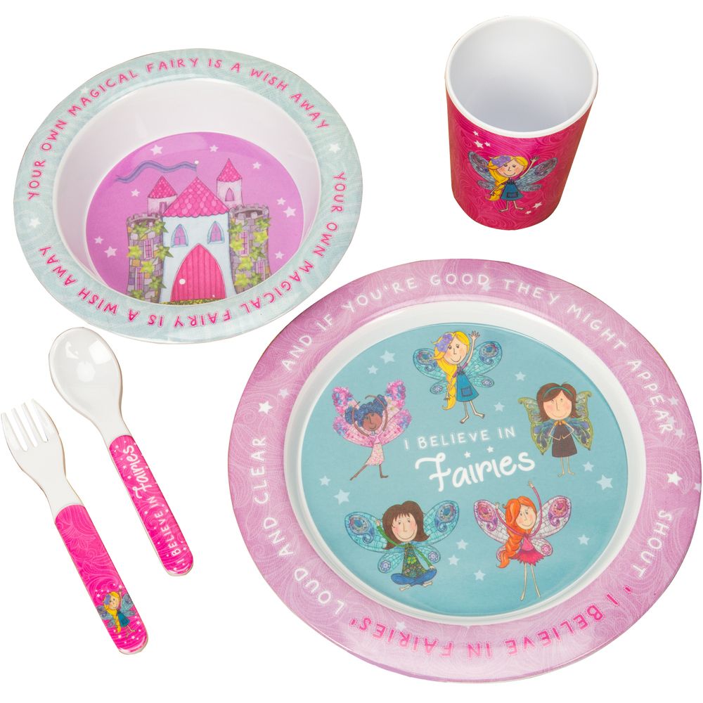 The Magical Fairy 5 Piece Dinner Gift Set - Kids