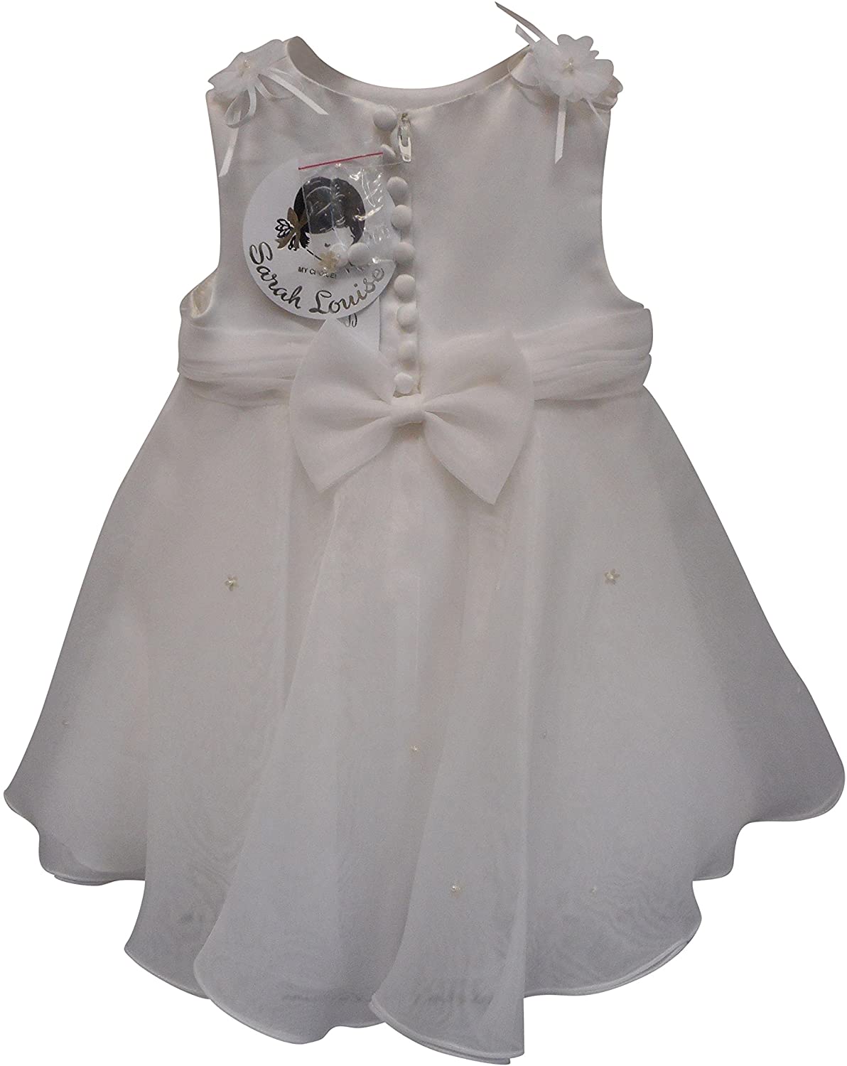 Sarah Louise Girls Occasion Dress White