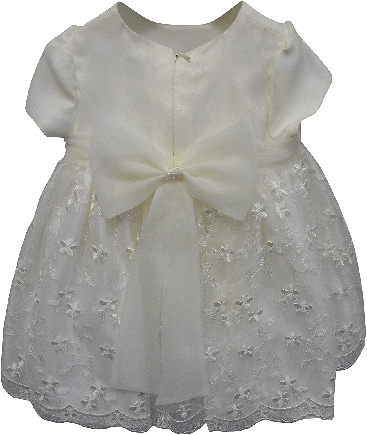 Sarah Louise Girls Occasion Dress And Bonnet Set Ivory