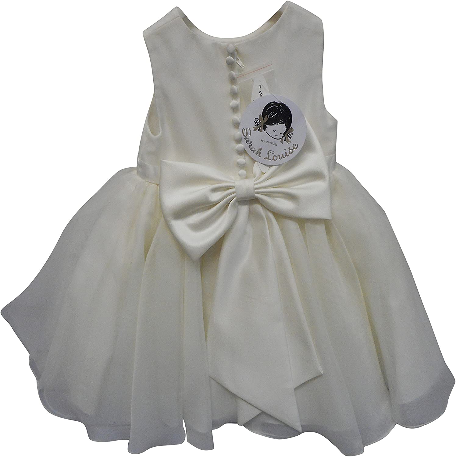 Sarah Louise Girls Occasion Dress Cream 18 Months