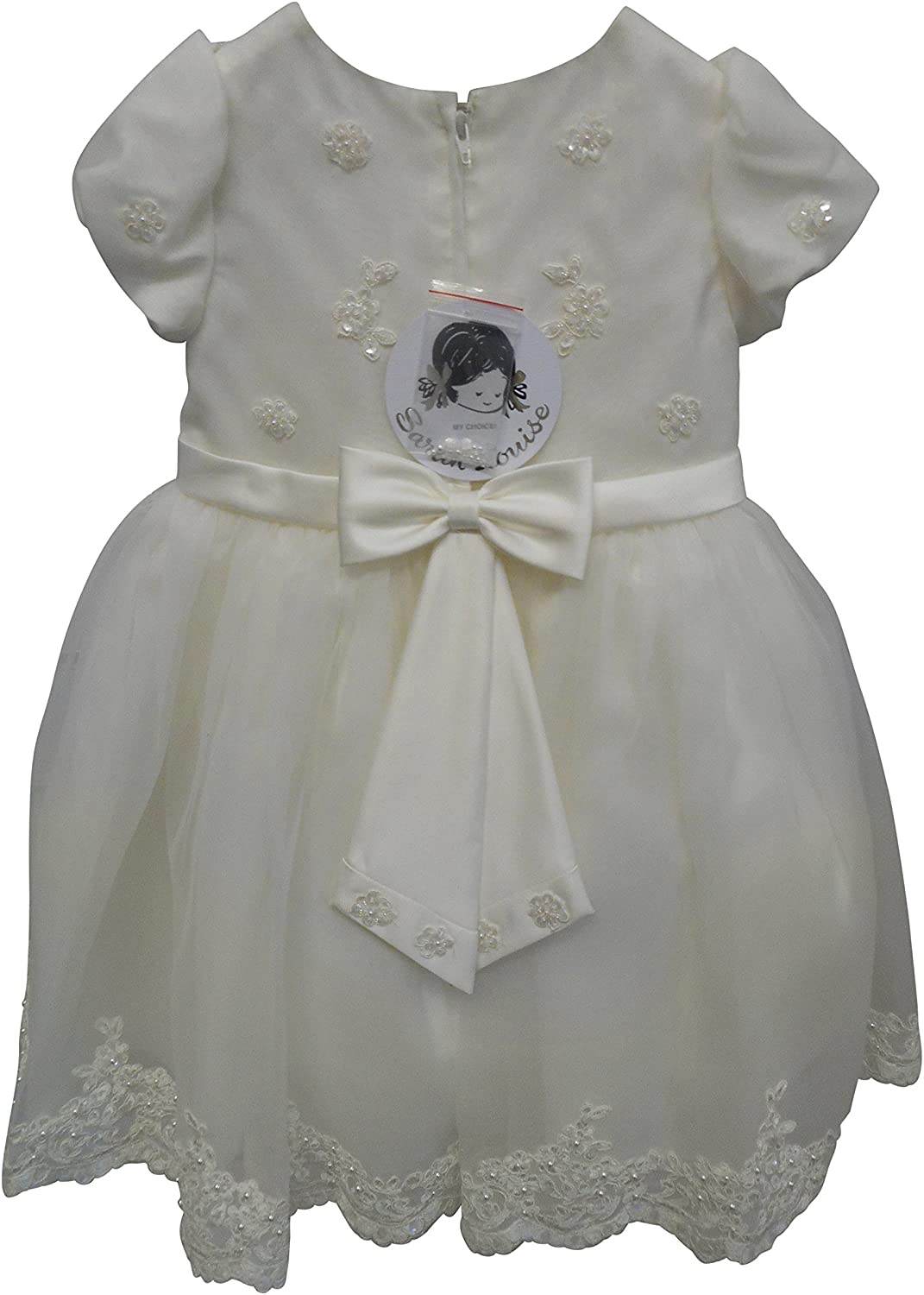 Sarah Louise Girls Occasion Dress Ivory