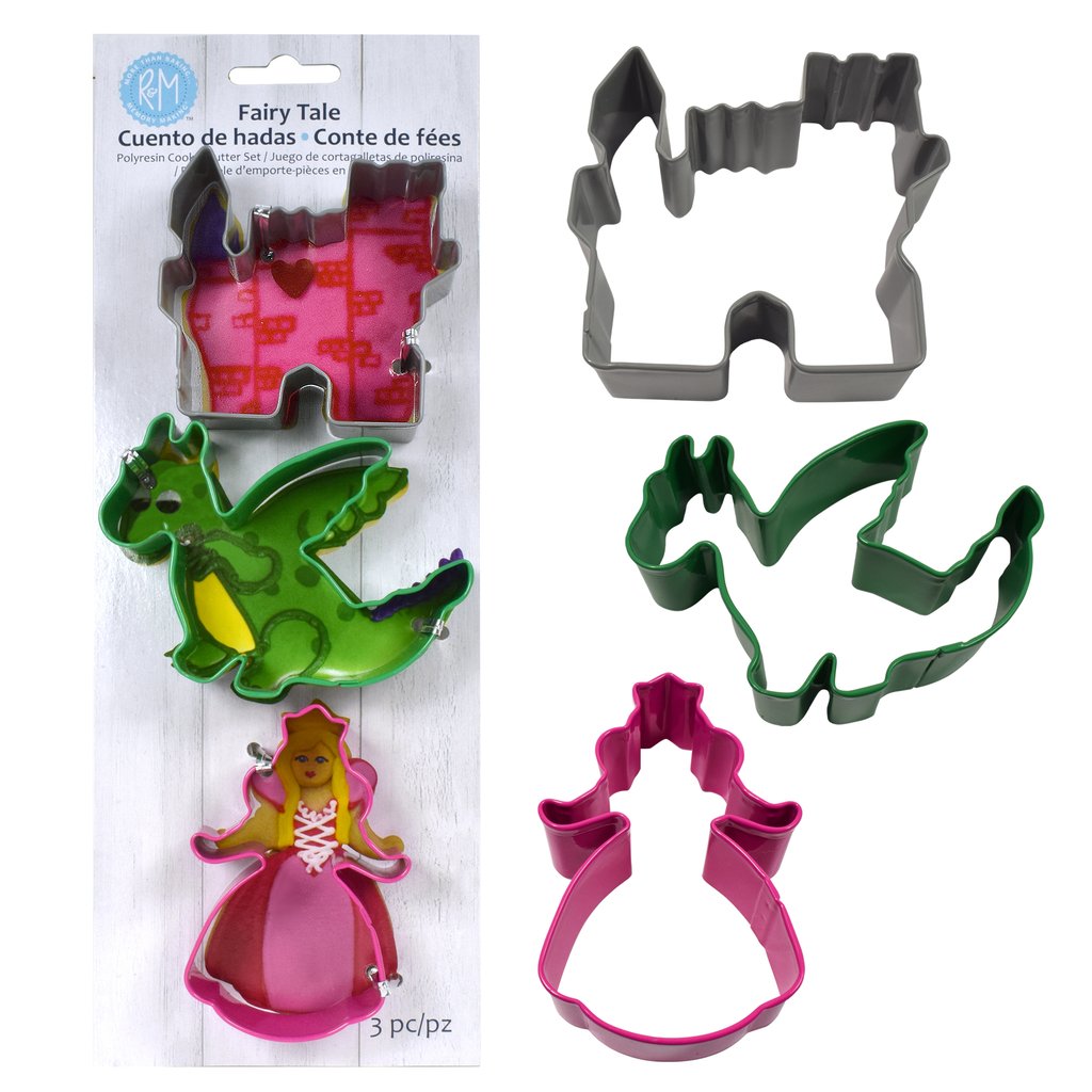 Fairy Tale Poly-Resin Coated Cookie Cutter Set