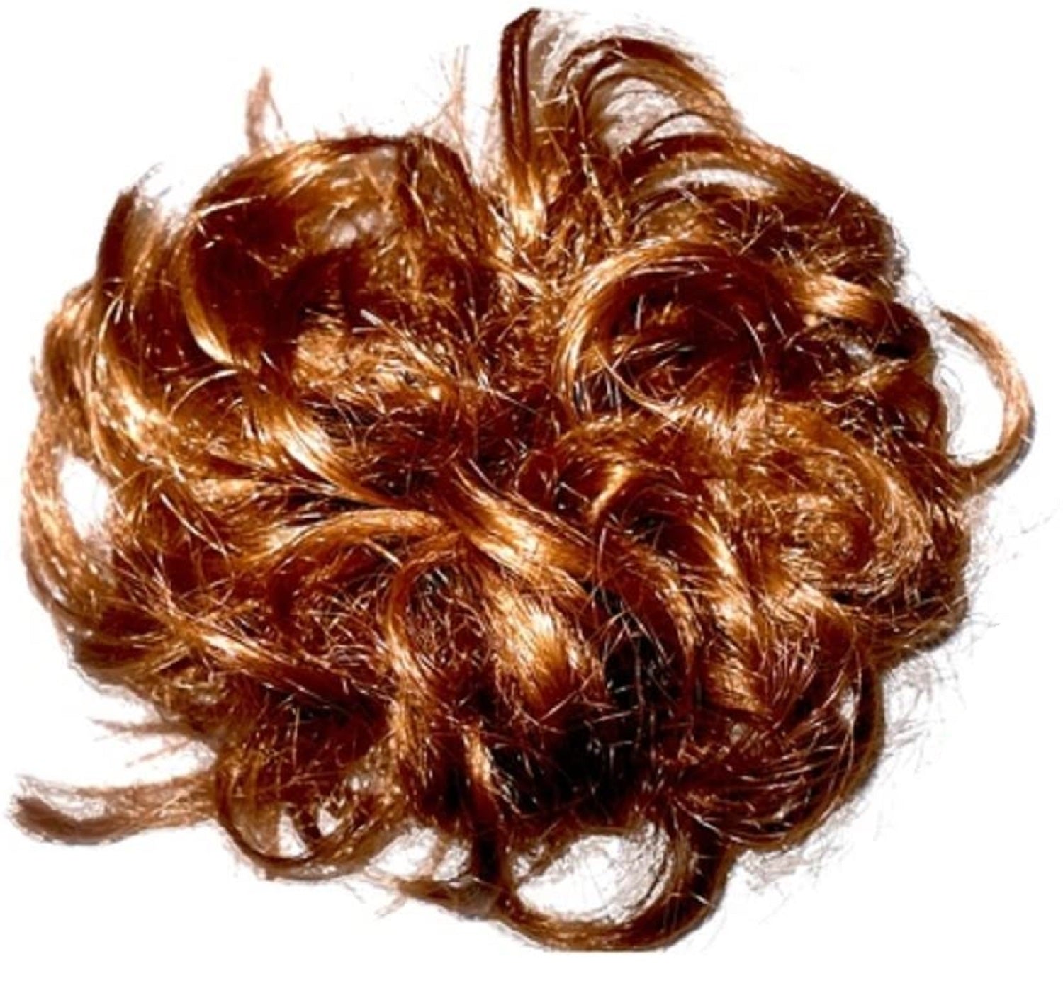 Fake Hair Scrunchie Hair Bun Brown
