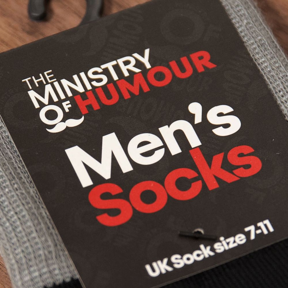 Men's Socks - Behind Every Angry Woman