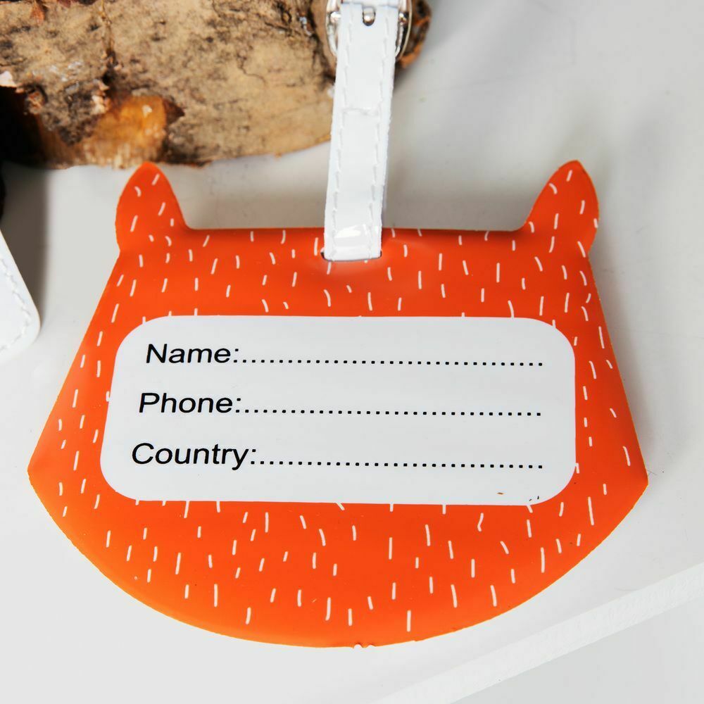 Hello Foxy Passport Holder And Luggage Tag Set