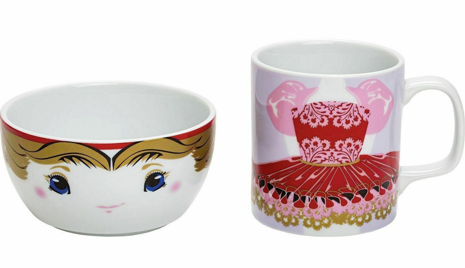 Hungry Heroes Kids Breakfast Bowl And Cup Set - Ballerina