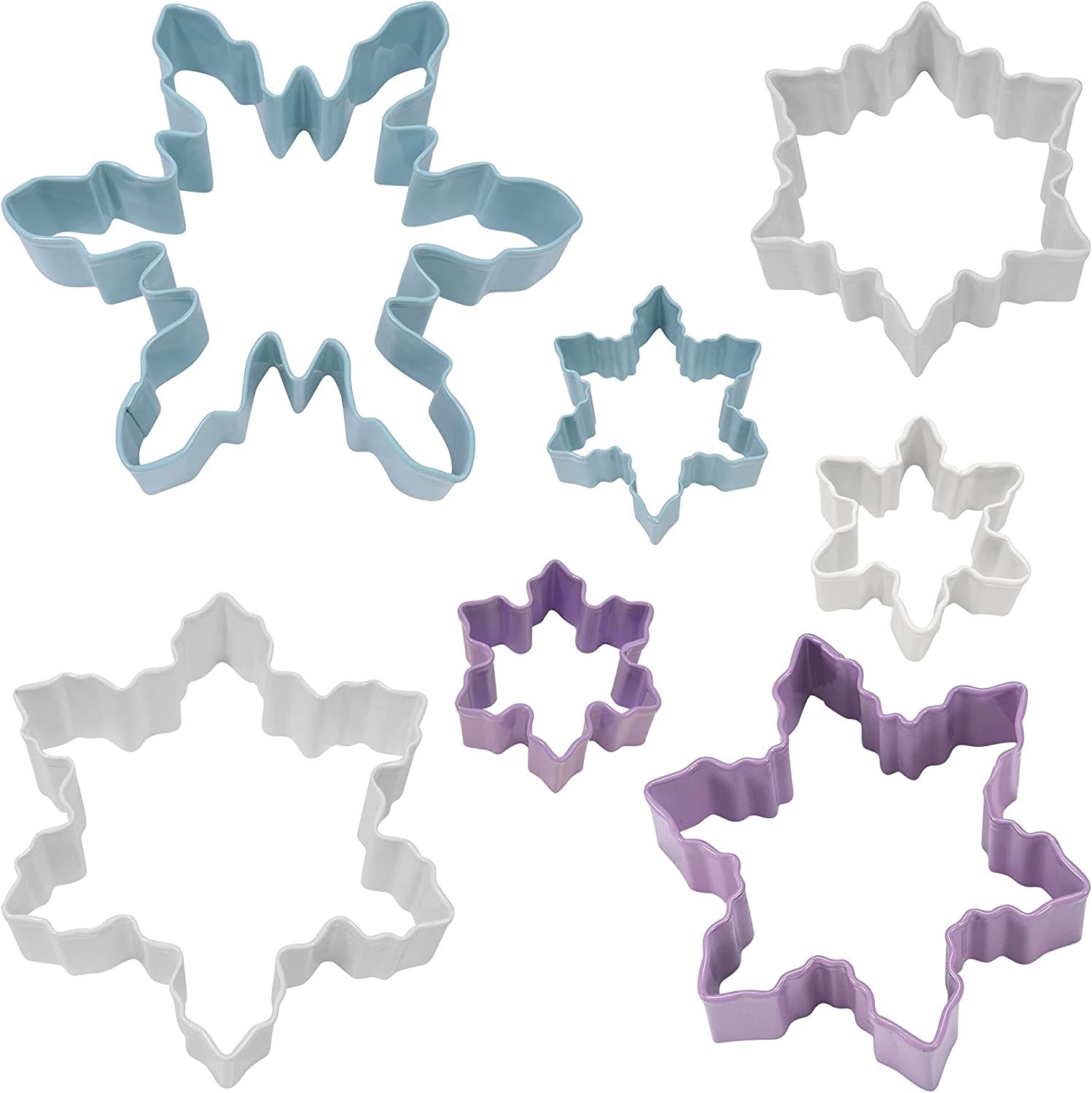 Snowflake Poly-Resin Coated Cookie Cutter Set