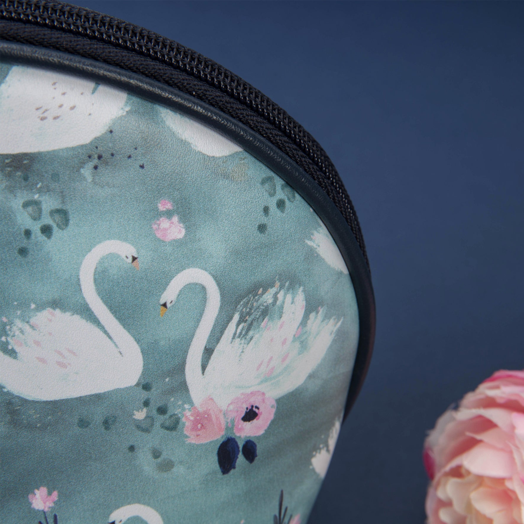 Swan Lake Cosmetic Bag Blue