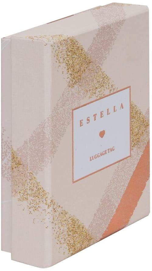 Estella Rose Gold Luggage Tag = Gift Boxed